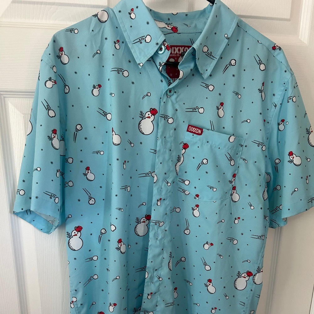 Dixxon Flannel Co. Men’s Short Sleeve Party Shirt – Size Medium (Like New)